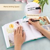 image:imagePhoto Album Hold 200 4x6 Photos with Memo Writing Space BeigeampLight Grey  Faux Leather Picture Book Fits 4x6 Photo 200 Pockets Great for Wedding Family HolidaysGrass Green