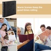 image:imagePhoto Album Hold 200 4x6 Photos with Memo Writing Space BeigeampLight Grey  Faux Leather Picture Book Fits 4x6 Photo 200 Pockets Great for Wedding Family HolidaysBlack