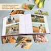 image:imagePhoto Album Hold 200 4x6 Photos with Memo Writing Space BeigeampLight Grey  Faux Leather Picture Book Fits 4x6 Photo 200 Pockets Great for Wedding Family HolidaysRed