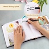 image:imagePhoto Album Hold 200 4x6 Photos with Memo Writing Space BeigeampLight Grey  Faux Leather Picture Book Fits 4x6 Photo 200 Pockets Great for Wedding Family HolidaysBlack