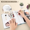 image:imagePhoto Album Hold 200 4x6 Photos with Memo Writing Space BeigeampLight Grey  Faux Leather Picture Book Fits 4x6 Photo 200 Pockets Great for Wedding Family HolidaysGrey  Light Blue