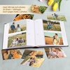 image:imagePhoto Album Hold 200 4x6 Photos with Memo Writing Space BeigeampLight Grey  Faux Leather Picture Book Fits 4x6 Photo 200 Pockets Great for Wedding Family HolidaysBlack