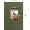 image:imagePhoto Album Hold 300 4x6 Photos with Memo Writing Space CreamGreen