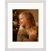 image:imageGolden State Art 12x12 Picture Frame  Ivory Mat for 8x8 Photos  White Wood Grain Style  Wall Display  Great for Weddings Photos Anniversary Photos Memories PaintingWhite