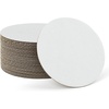 image:imageGolden State Art 25 Pack 3 Inch Round Corrugated Cardboard Sheets Brown  2mm Thick Flat Packaging Cardboard Pads Circle Paper Sheets For Kids DIY Crafts For Wedding Christmas Festival DecorWhite