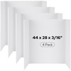 image:imageGolden State Art Foam Board Trifold 28x44x316 Large White Presentation Portable Display Board for Science Fair School DIY Project and Business Exhibitions4 Pack