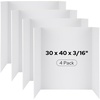 image:imageGolden State Art Foam Board Trifold 30x40x316 Large White Presentation Portable Display Board for Science Fair School DIY Project and Business Exhibitions4 Pack