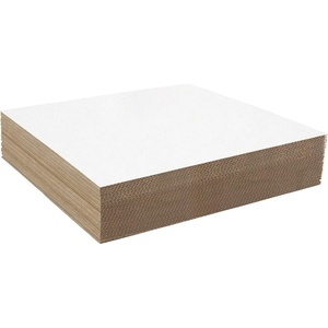 image:imageGolden State Art 25 Pack 12x16 Corrugated Cardboard Sheet 2mm Thick Inserts  Brown Flat Cardboard Pads For Packing Mailing Moving Shipping DIY CraftsWhite