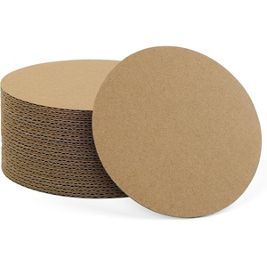 image:imageGolden State Art 25 Pack 3 Inch Round Corrugated Cardboard Sheets Brown  2mm Thick Flat Packaging Cardboard Pads Circle Paper Sheets For Kids DIY Crafts For Wedding Christmas Festival DecorBrown