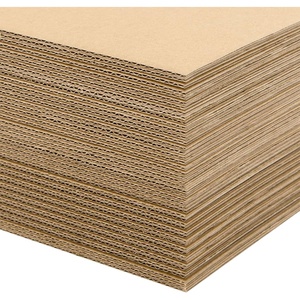 image:imageGolden State Art 50 Pack 12x12 Corrugated Cardboard Sheet Flat Cardboard Pads Inserts 116 Thick Great for Crafts Mailing Packaging Kraft Brown  Card board Square Filler Pads for Art Crafts Photos amp Packaging Shipping BrownBrown50 Pack