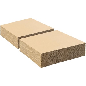 image:imageGolden State Art 50 Pack 12x16 Corrugated Cardboard Sheet 18 Thick Insert  Flat Cardboard Inserts Brown Flat Layer Pads For Packing Mailing or Art CraftsBrowm