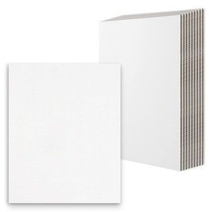 image:imageGolden State Art 50 Pack 18 16x20 Corrugated Cardboard Sheets for Packing  White Flat Square Inserts Layer Pads for Mailing Packaging or Art Crafts Photo Backing Oneside White10 Pack