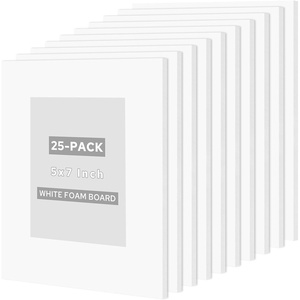 image:imageGolden State Art Foam Boards 5x7 Black 25 Pack 316 Inch Thick  Polystyrene Acid Free WarpResistant Poster Board For Presentation Signage School Crafts Office Art Projects DecorationWhite