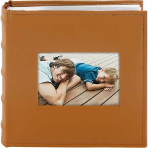 image:imagePhoto Album Hold 200 4x6 Photos with Front Window for DIY Crystal Green  Memo Writing SpaceSuede Faux Leather Picture Albums Picture Book 200 Pockets Fits 4x6 Photo Travel Wedding MemoriesBrown
