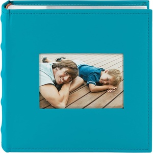 image:imagePhoto Album Hold 200 4x6 Photos with Front Window for DIY Crystal Green  Memo Writing SpaceSuede Faux Leather Picture Albums Picture Book 200 Pockets Fits 4x6 Photo Travel Wedding MemoriesSky Blue