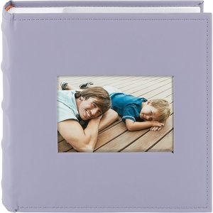 image:imagePhoto Album Hold 200 4x6 Photos with Front Window for DIY Crystal Green  Memo Writing SpaceSuede Faux Leather Picture Albums Picture Book 200 Pockets Fits 4x6 Photo Travel Wedding MemoriesPurple