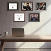 image:image11x14 Diploma Frame Blue Gold Trim Fit 85x11 with Black W Gold Double Mat  1 Pack11x14 Certificate without Mat  Soild Wood with Tempered Glass  Horizontal Or Vertical DisplayGrey