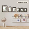 image:imageGolden State Art 11x14 Floating Picture Frame Solid Wood Black2 Pack  Pressed Flower Frame Tempered Glass Front Plexiglass Backdisplay Photo 5x7 to 11x14wall mountingdual hanging orientationBlack