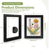 image:imageGolden State Art 11x14 Floating Picture Frame Solid Wood Black2 Pack  Pressed Flower Frame Tempered Glass Front Plexiglass Backdisplay Photo 5x7 to 11x14wall mountingdual hanging orientationBlack