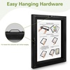 image:imageGolden State Art 11x14 Floating Picture Frame Solid Wood Black2 Pack  Pressed Flower Frame Tempered Glass Front Plexiglass Backdisplay Photo 5x7 to 11x14wall mountingdual hanging orientationBlack