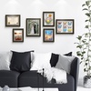 image:imageGolden State Art 11x14 Floating Picture Frame Solid Wood Black2 Pack  Pressed Flower Frame Tempered Glass Front Plexiglass Backdisplay Photo 5x7 to 11x14wall mountingdual hanging orientationDark Brown