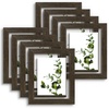image:imageGolden State Art 11x14 Floating Picture Frame Solid Wood Black2 Pack  Pressed Flower Frame Tempered Glass Front Plexiglass Backdisplay Photo 5x7 to 11x14wall mountingdual hanging orientationDark Brown