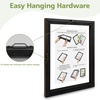 image:imageGolden State Art 11x14 Floating Picture Frame Solid Wood Black2 Pack  Pressed Flower Frame Tempered Glass Front Plexiglass Backdisplay Photo 5x7 to 11x14wall mountingdual hanging orientationBrown