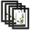 image:imageGolden State Art 11x14 Floating Picture Frame Solid Wood Black2 Pack  Pressed Flower Frame Tempered Glass Front Plexiglass Backdisplay Photo 5x7 to 11x14wall mountingdual hanging orientationBlack