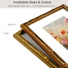 image:imageGolden State Art 11x14 Gold Vintage Bamboo Frame for 8x10 PhotoSolid Wood  Fit For 14x11 Picture Without Mat Real GlassGold 1 Pack2 Pack