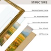 image:imageGolden State Art 11x14 Gold Vintage Bamboo Frame for 8x10 PhotoSolid Wood  Fit For 14x11 Picture Without Mat Real GlassGold 1 Pack3 Pack