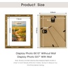 image:imageGolden State Art 11x14 Gold Vintage Bamboo Frame for 8x10 PhotoSolid Wood  Fit For 14x11 Picture Without Mat Real GlassGold 1 Pack3 Pack