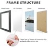 image:imageGolden State Art 11x14 Picture Frame  Rustic Solid Wood with HD Plexiglass  11 x 14 Picture Frame for Wall Mounting  Horizontal and Vertical Display  Distressed Grey