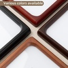 image:imageGolden State Art 11x14 Picture Frame Rounded Corner Brown Wood with Glass  11x14 Matted 8x10 with White Mat Horizontal amp Vertical for Wall Fit Family amp Friend Photo Home Decor Holiday amp Party GiftBrown