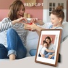 image:imageGolden State Art 11x14 Picture Frame Rounded Corner Brown Wood with Glass  11x14 Matted 8x10 with White Mat Horizontal amp Vertical for Wall Fit Family amp Friend Photo Home Decor Holiday amp Party GiftBrown