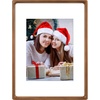 image:imageGolden State Art 11x14 Picture Frame Rounded Corner Brown Wood with Glass  11x14 Matted 8x10 with White Mat Horizontal amp Vertical for Wall Fit Family amp Friend Photo Home Decor Holiday amp Party GiftBrown