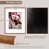 image:imageGolden State Art 11x14 Picture Frame Rounded Corner Brown Wood with Glass  11x14 Matted 8x10 with White Mat Horizontal amp Vertical for Wall Fit Family amp Friend Photo Home Decor Holiday amp Party GiftBrown