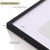 image:imageGolden State Art 11x14 Picture Frame for 8x10 Pictures PlasticPlexiglass  Fits 8x10 with MatFits 11x14 without Mat Horizontal or Vertical Display Wall Mount Display Thin Border Gold 3 PackBlack