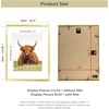 image:imageGolden State Art 11x14 Picture Frame for 8x10 Pictures PlasticPlexiglass  Fits 8x10 with MatFits 11x14 without Mat Horizontal or Vertical Display Wall Mount Display Thin Border Gold 3 PackGold