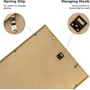 image:imageGolden State Art 11x14 Picture Frame for 8x10 Pictures PlasticPlexiglass  Fits 8x10 with MatFits 11x14 without Mat Horizontal or Vertical Display Wall Mount Display Thin Border Gold 3 PackGold