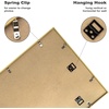 image:imageGolden State Art 11x14 Picture Frame for 8x10 Pictures PlasticPlexiglass  Fits 8x10 with MatFits 11x14 without Mat Horizontal or Vertical Display Wall Mount Display Thin Border Gold 3 PackGold