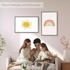 image:imageGolden State Art 11x14 Picture Frame for 8x10 Pictures PlasticPlexiglass  Fits 8x10 with MatFits 11x14 without Mat Horizontal or Vertical Display Wall Mount Display Thin Border Gold 3 PackBlack