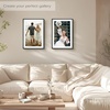 image:imageGolden State Art 11x14 Picture Frame for 8x10 Pictures PlasticPlexiglass  Fits 8x10 with MatFits 11x14 without Mat Horizontal or Vertical Display Wall Mount Display Thin Border Gold 3 PackBlack