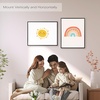 image:imageGolden State Art 11x14 Picture Frame for 8x10 Pictures PlasticPlexiglass  Fits 8x10 with MatFits 11x14 without Mat Horizontal or Vertical Display Wall Mount Display Thin Border Gold 3 PackBlack