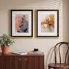 image:imageGolden State Art 14x18 Gold Picture Frame Mat For 11x14 Solid WoodGlass  Fits 11x14 with Mat or 14x18 Without Mat Horizontal or Vertical Wall Mount PhotoBlack Gold1 Pack1 Pack