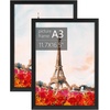 image:imageGolden State Art 16X20 Poster Frame with White Mat for 11X14Black1 Pack  Thin Border Solid Wood Frame with Plexiglass  Wall Display with Included Hanging Hardware Black 1 Pack2 Pack