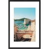 image:imageGolden State Art 16X20 Poster Frame with White Mat for 11X14Black1 Pack  Thin Border Solid Wood Frame with Plexiglass  Wall Display with Included Hanging Hardware Black 1 Pack1 Pack