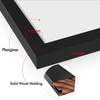 image:imageGolden State Art 16X20 Poster Frame with White Mat for 11X14Black1 Pack  Thin Border Solid Wood Frame with Plexiglass  Wall Display with Included Hanging Hardware Black 1 Pack4 Pack