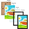image:imageGolden State Art 16X20 Poster Frame with White Mat for 11X14Black1 Pack  Thin Border Solid Wood Frame with Plexiglass  Wall Display with Included Hanging Hardware Black 1 Pack1 Pack
