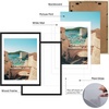 image:imageGolden State Art 16X20 Poster Frame with White Mat for 11X14Black1 Pack  Thin Border Solid Wood Frame with Plexiglass  Wall Display with Included Hanging Hardware Black 1 Pack2 Pack