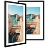 image:imageGolden State Art 16X20 Poster Frame with White Mat for 11X14Black1 Pack  Thin Border Solid Wood Frame with Plexiglass  Wall Display with Included Hanging Hardware Black 1 Pack2 Pack